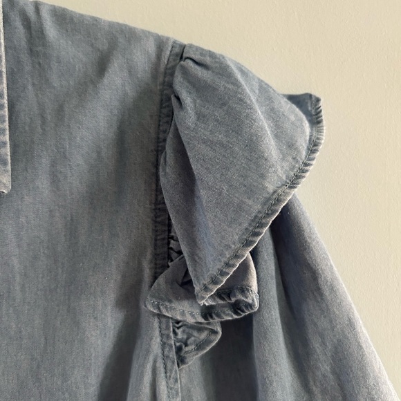 NWOT Who What Wear Chambray top - XL - Picture 5 of 5